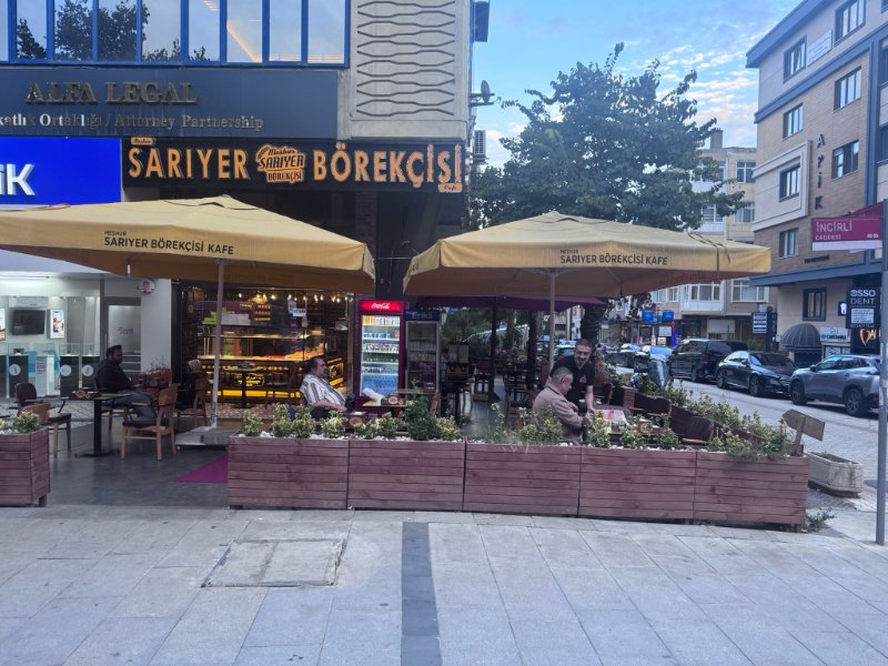 Meşhur Sarıyer börekçisi 